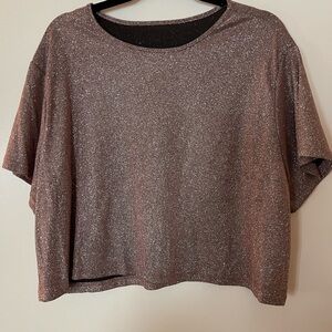 Glittery Pink Women's Top